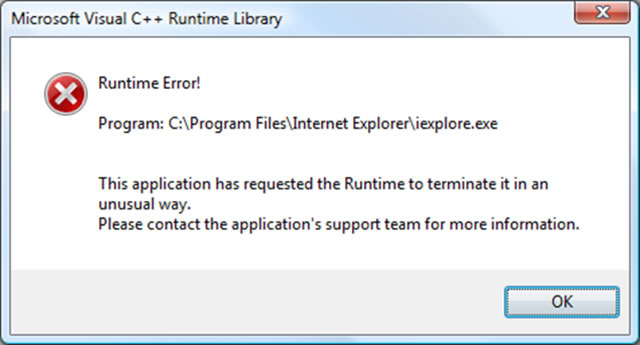 run time error